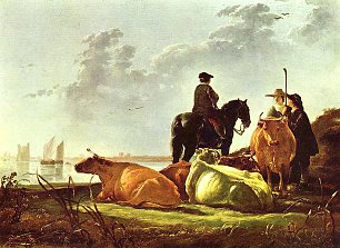 Aelbert Cuyp Viehweide Wandbild