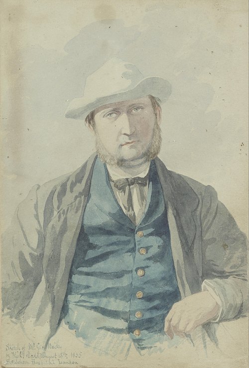 Richard Dadd Portrait of Mr George Bailey Wandbild