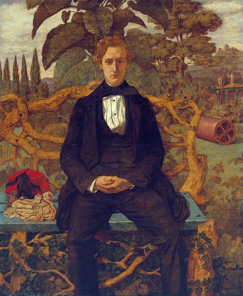 Richard Dadd Portrait of a young man Wandbild