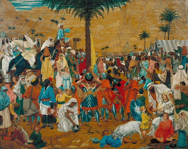 Richard Dadd The Flight out of Egypt Wandbild
