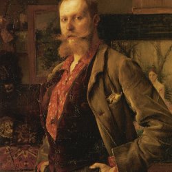 Pascal-Adolphe-Dagnan-Bouveret-Portrait-de-Gustave-Courtois