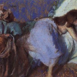 Edgar-Degas-Auf-einem-Bett-ruhendes-Maedchen