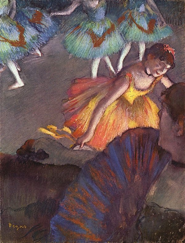 Edgar Degas Ballett von einer Loge aus gesehen