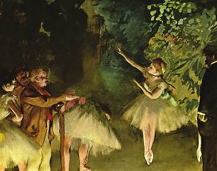 Edgar Degas Ballettprobe Wandbild