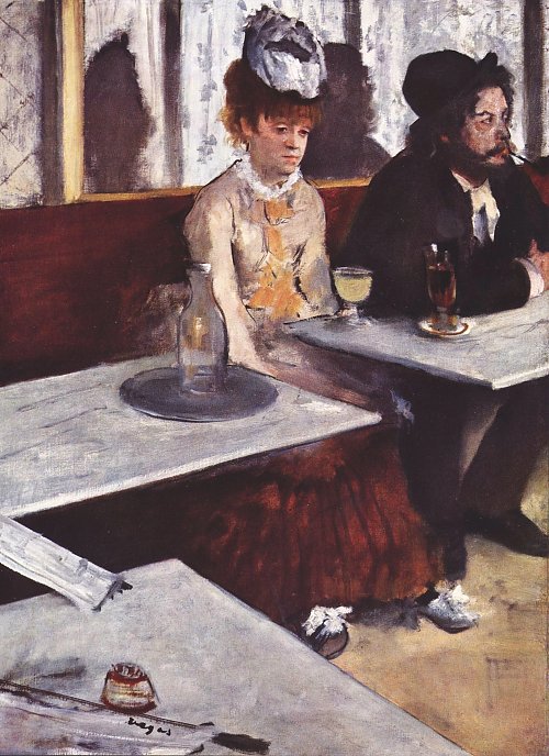 Edgar Degas Der Absinth Wandbild