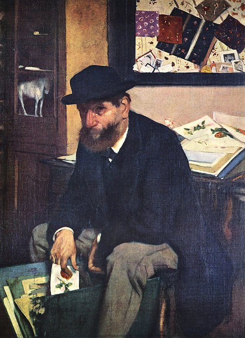 Edgar Degas Der Amateur Wandbild