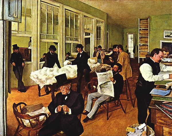 Edgar Degas Die Baumwollfaktorei