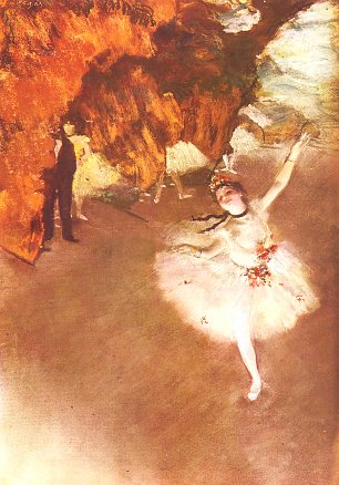 Edgar Degas Die Primaballerina Wandbild