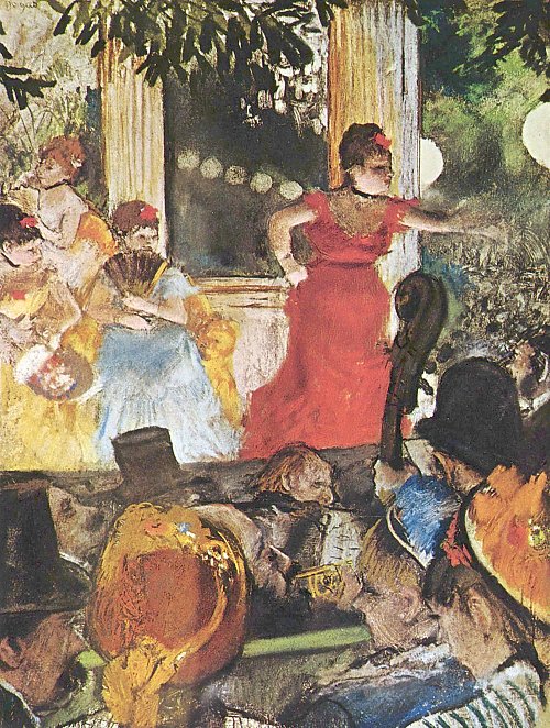 Edgar Degas Im Konzertcafe Les Ambassadeurs Wandbild