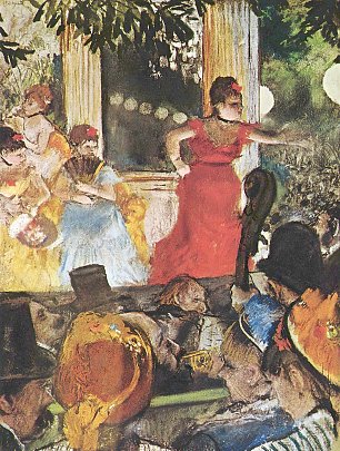 Edgar Degas Im Konzertcafe Les Ambassadeurs Wandbild
