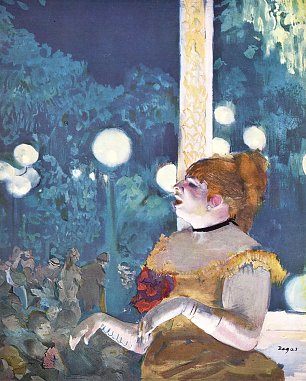 Edgar Degas Im Konzertkcafe Das Lied des Hundes Wandbild