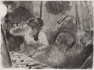 Edgar Degas Intimacy Wandbild