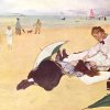 Edgar-Degas-Kleines-Maedchen-am-Meeresstrand