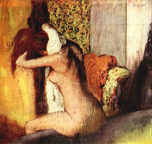 Edgar Degas Nach dem Bade 2 Wandbild