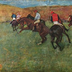 Edgar-Degas-Pferderennen-vor-dem-Start