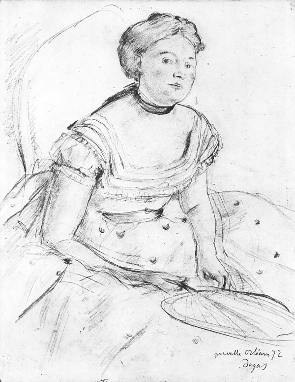 Edgar Degas Portrait der Mathilde Musson Bell