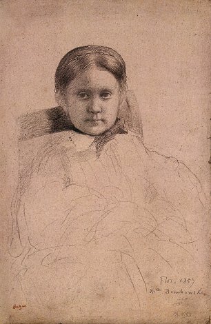 Edgar Degas Portrait der madame Dembowski Wandbild
