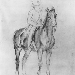 Edgar-Degas-Reiter-auf-stehendem-Pferd