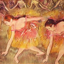 Edgar-Degas-Sich-verbeugende-Taenzerinnen