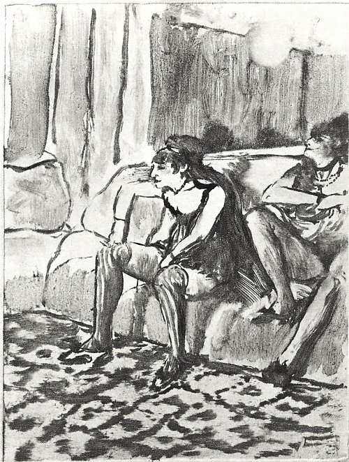 Edgar Degas Zwei Frauen 2 Wandbild