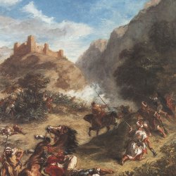 Eugene-Delacroix-Arabische-Steuereintreibung