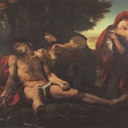Eugene-Delacroix-Der-heilige-Sebastian
