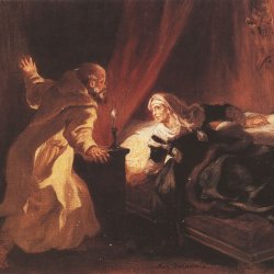 Eugene-Delacroix-Koenigin-Christina-und-Sentinelli
