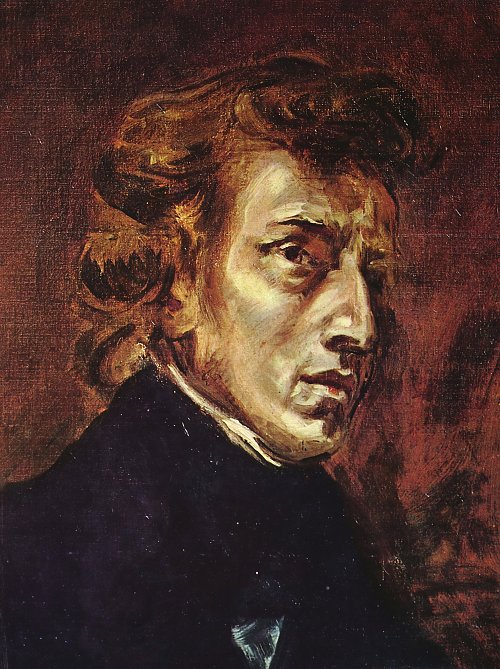 Eugene Delacroix Portrait des Frederic Chopin Wandbild