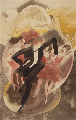 Charles Demuth American in vaudeville Wandbild