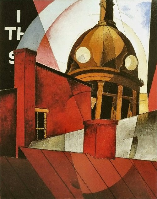 Charles Demuth Bienvenue dans notre ville Wandbild
