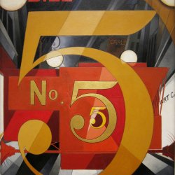 Charles-Demuth-I-Saw-the-Figure-5-in-Gold