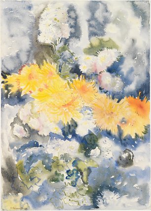 Charles Demuth Yellow and blue Wandbild