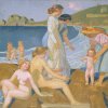 Maurice-Denis-Female-bathers-at-Perros-Guirec