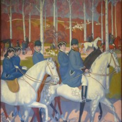 Maurice-Denis-La-Legende-De-StHubert-1-Le-Depart