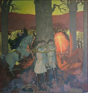 Maurice Denis La Legende De StHubert 4 Le Miracle Wandbild