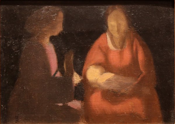 Maurice Denis Le Nouveau ne Wandbild
