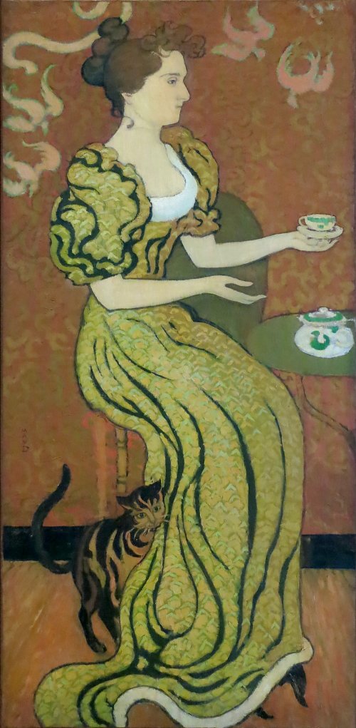 Maurice Denis Madame Ranson Au Chat Wandbild