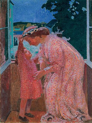 Maurice Denis the crown of daisies Wandbild