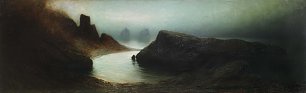 Karl Wilhelm Diefenbach Blick auf die Kueste von Capri Wandbild