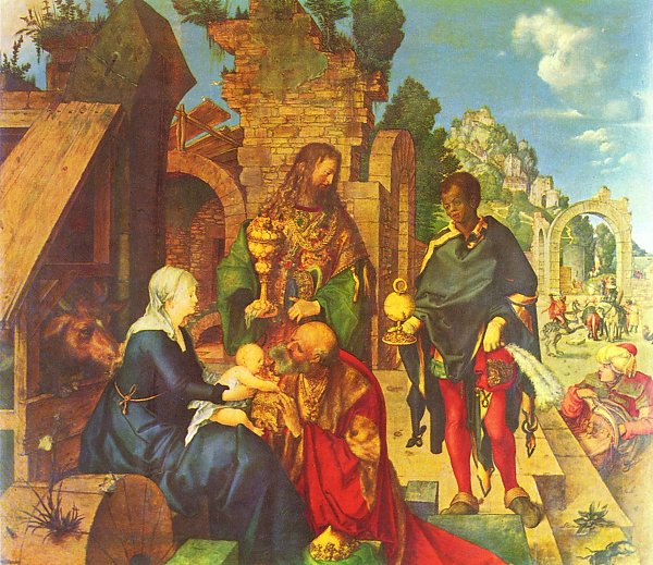 Albrecht Duerer Anbetung der Koenige 1 Wandbild