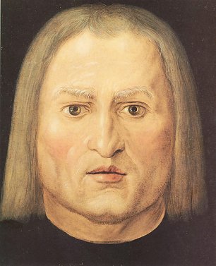 Albrecht Duerer Kopf eines Mannes Wandbild