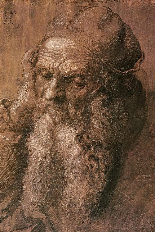 Albrecht Duerer Kopfstudie eines Mannes Wandbild