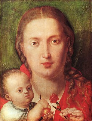 Albrecht Duerer Maria mit der Nelke Wandbild