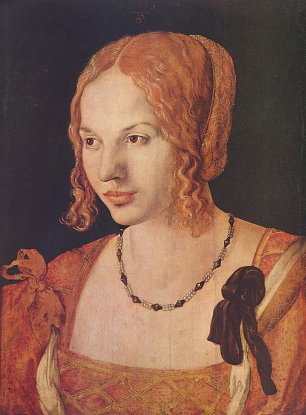 Albrecht Duerer Portraet einer Venezianerin Wandbild