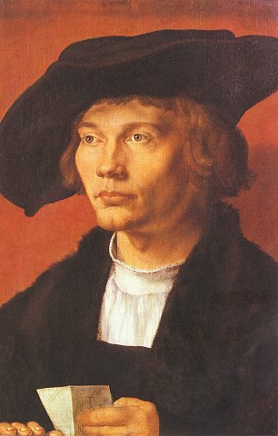 Albrecht Duerer Portraet eines jungen Mannes 3 Wandbild