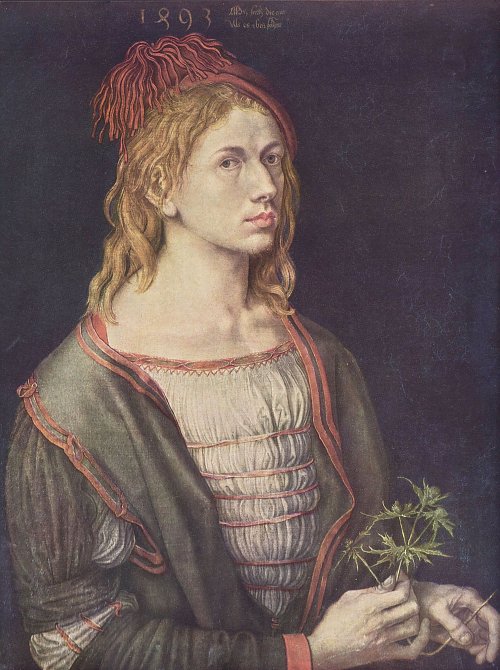 Albrecht Duerer Selbstportraet 3 Wandbild