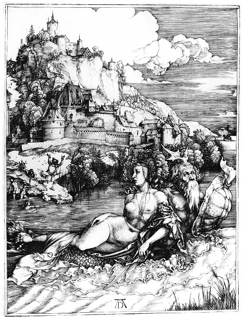 Albrecht Duerer Das Meerwunder Wandbild