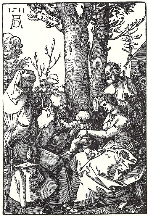 Albrecht Duerer Heilige Sippe 3 Wandbild