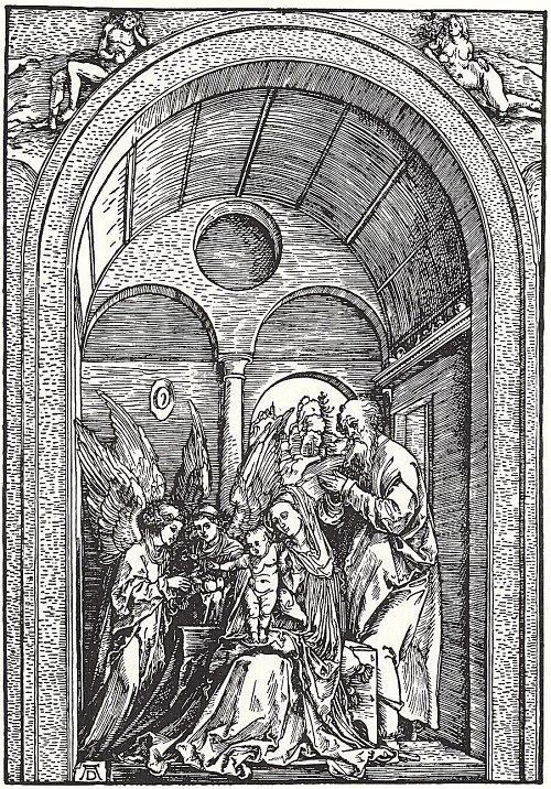 Albrecht Duerer Hl Familie Wandbild