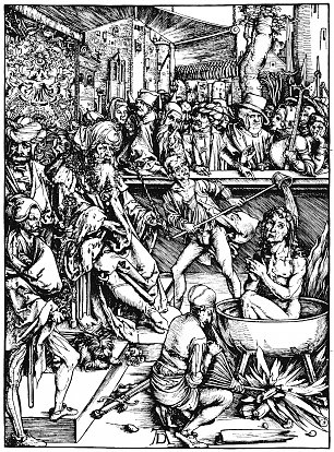 Albrecht Duerer Illustration zur Apokalypse 1 Wandbild